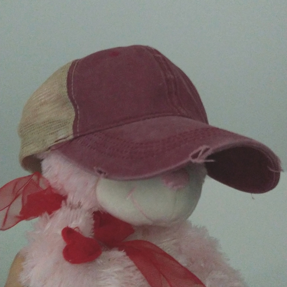 Ponytail trucker/baseball cap